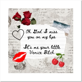 LDR Lana Del Rey Venice B Lyrics Posters and Art